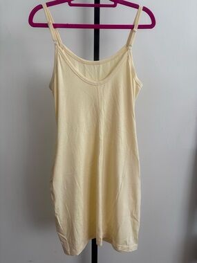 Light Cream Slip dress with Adjustable Straps
